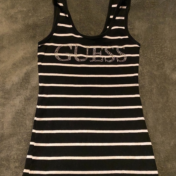 GUESS Striped Tank - Picture 1 of 1
